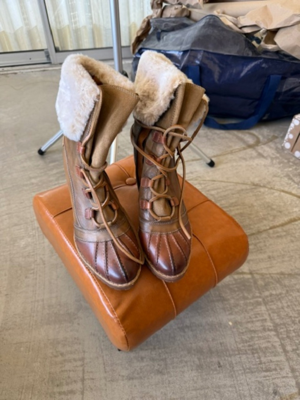 Pikolinos Faux Fur Line Ankle Boots